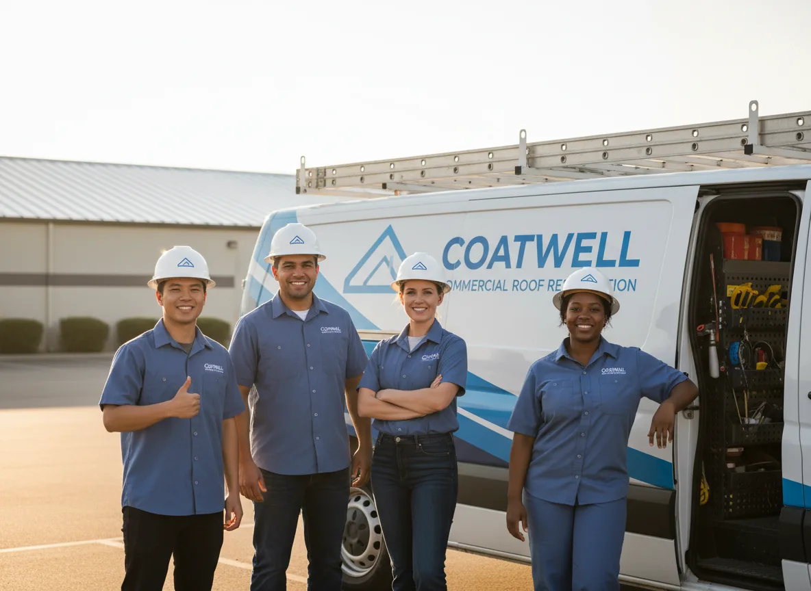 Commercial roof coating company in Colona, IL